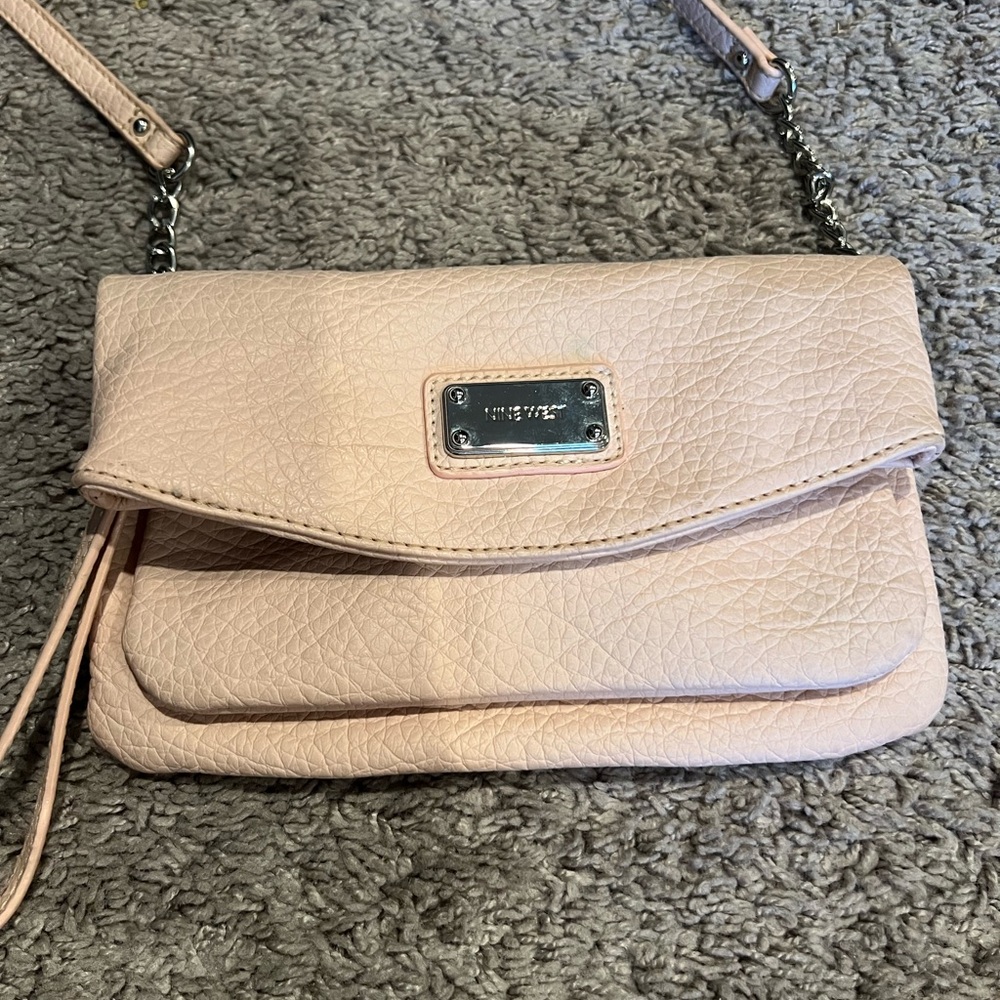 Nine West Crossbody Bag light pink in color - Picture 2 of 10